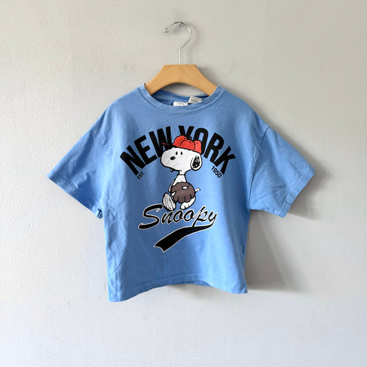 Zara / Snoopy blue T-shirt / 9-10Y