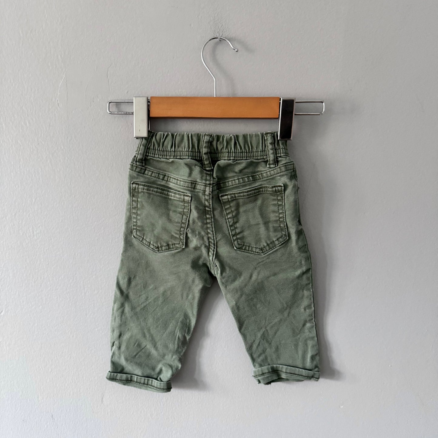 Gap / Pantalon cargo vert / 12-18M