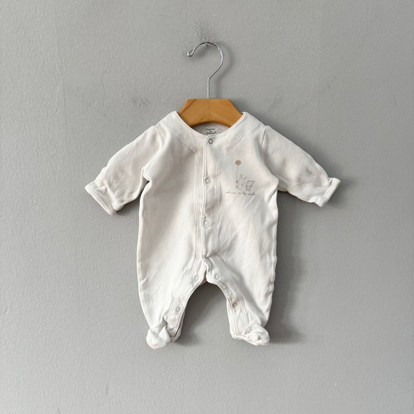 Mamas & Papas / Grenouillère blanche / Naissance