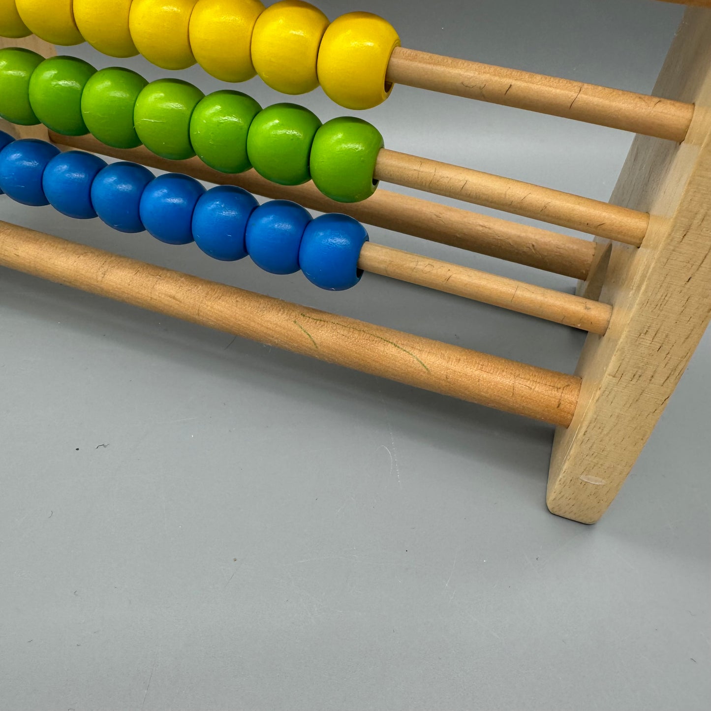 Hape / Rainbow Wooden Counting Bead Abacus