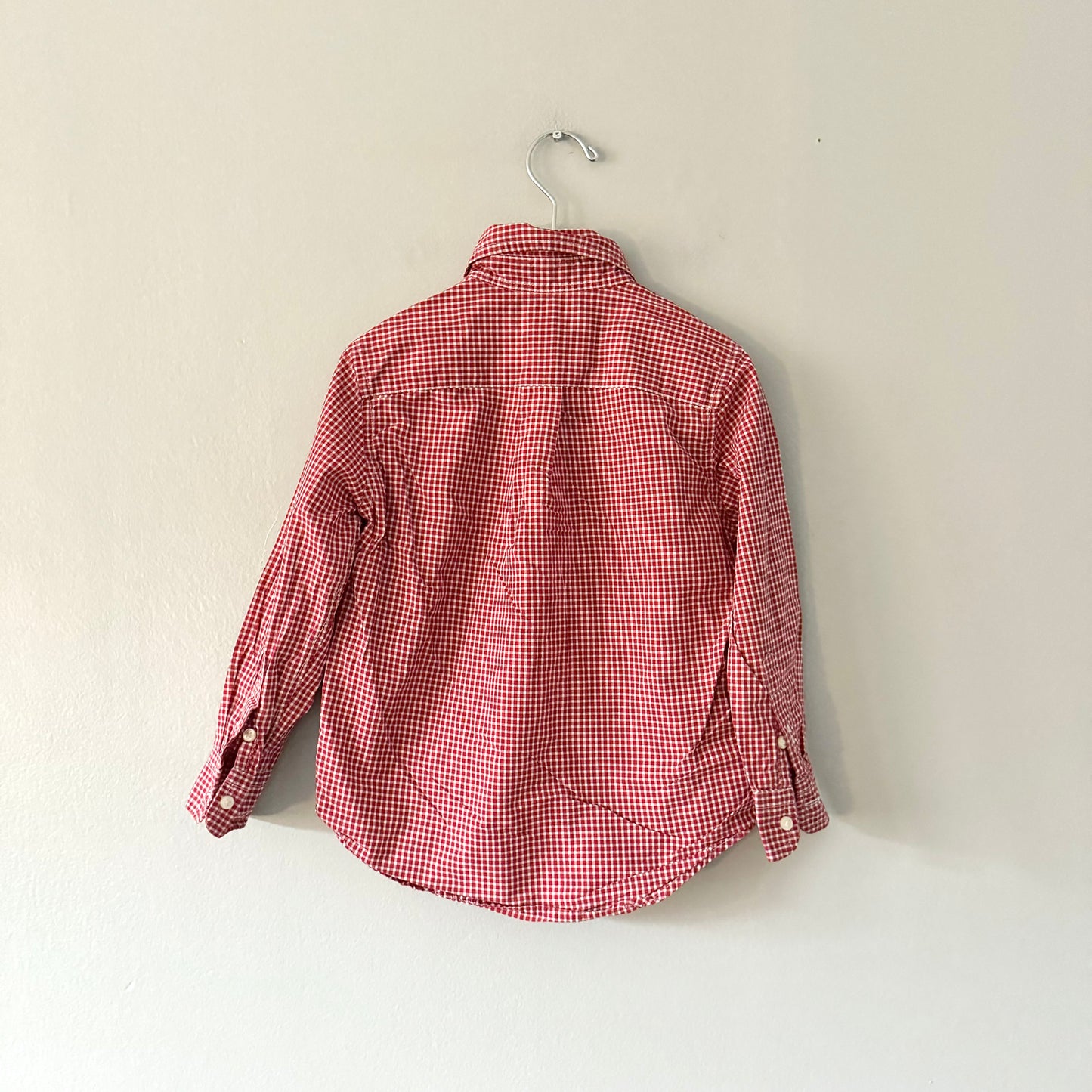 Polo Ralph Lauren / Red gingham shirt / 4Y