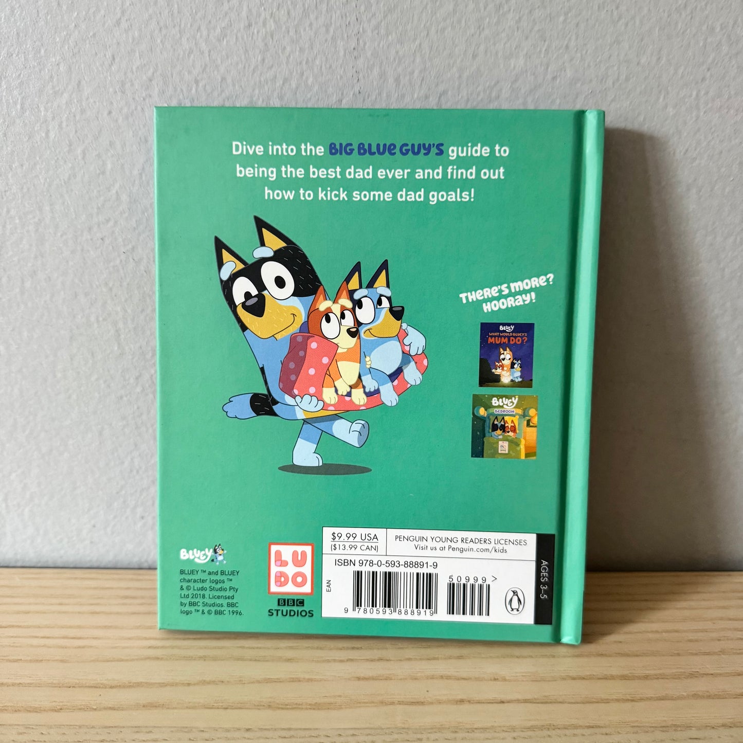 [Brand New] Bluey - The Big Blue Guy's Book of Dad Goals