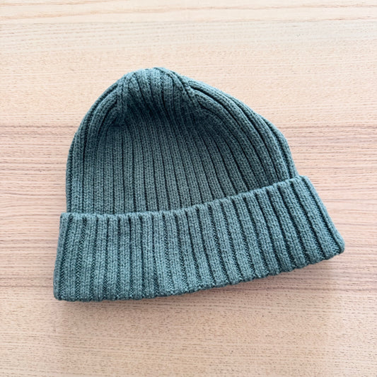 H&M / Green beanie / 9-12M