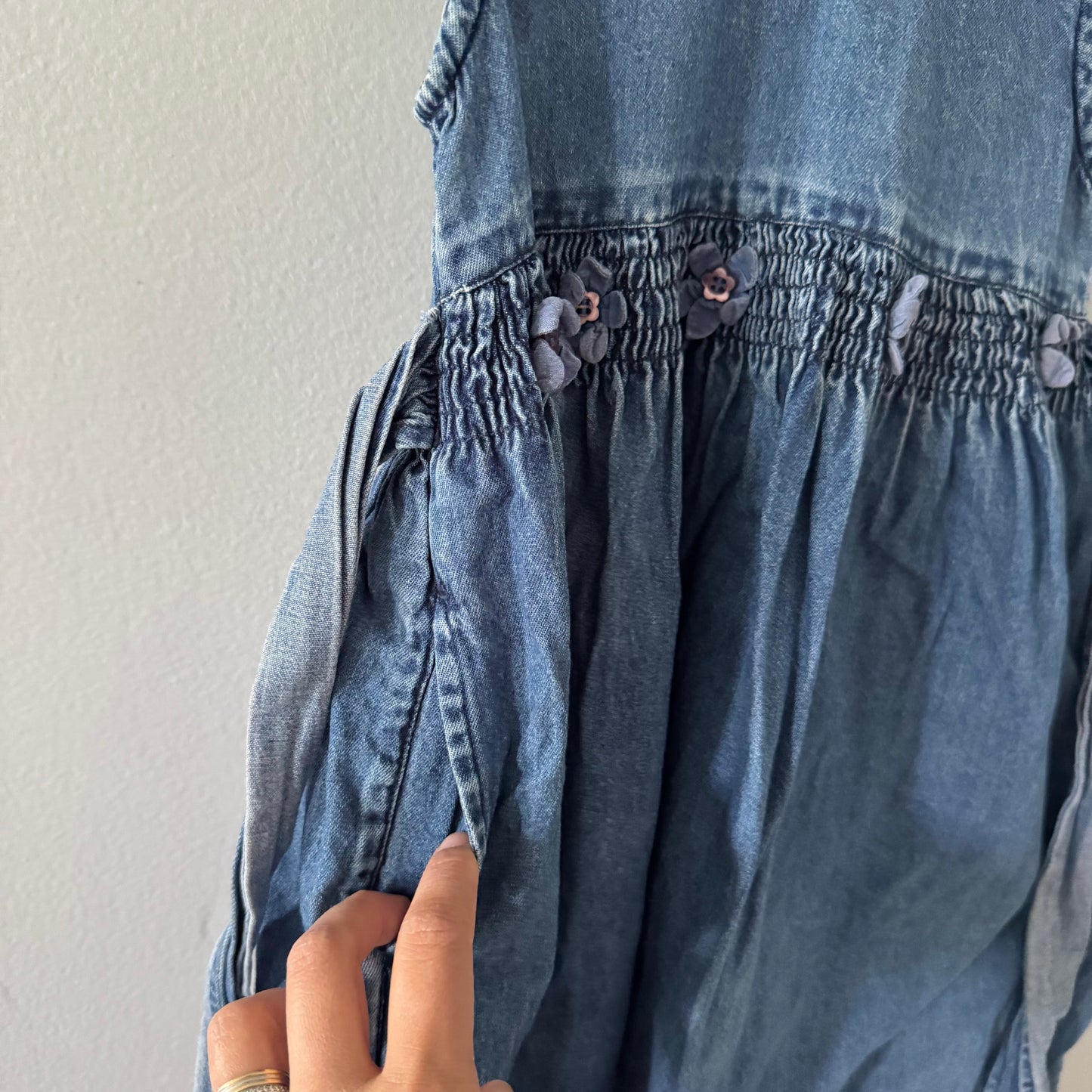 Monsoon / Chambray dress / 2Y