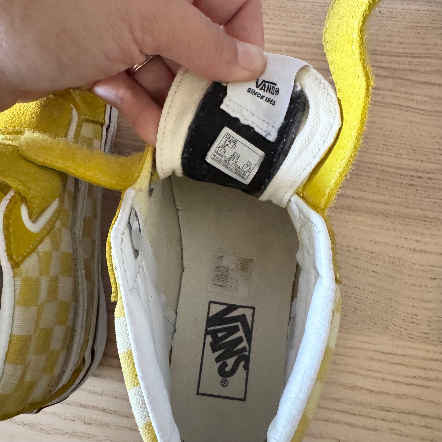 Vans / Yellow sneaker / US12