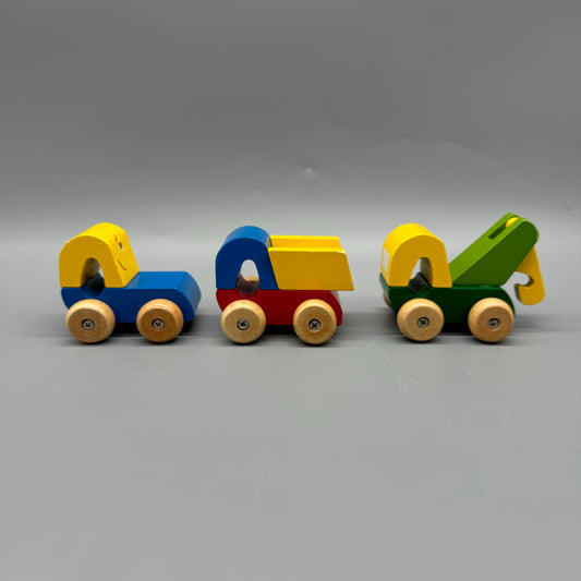 No brand / Wooden truck set