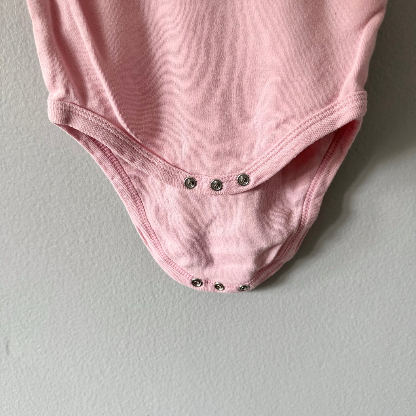 Zara / Pink long sleeve onesie / 3-6M