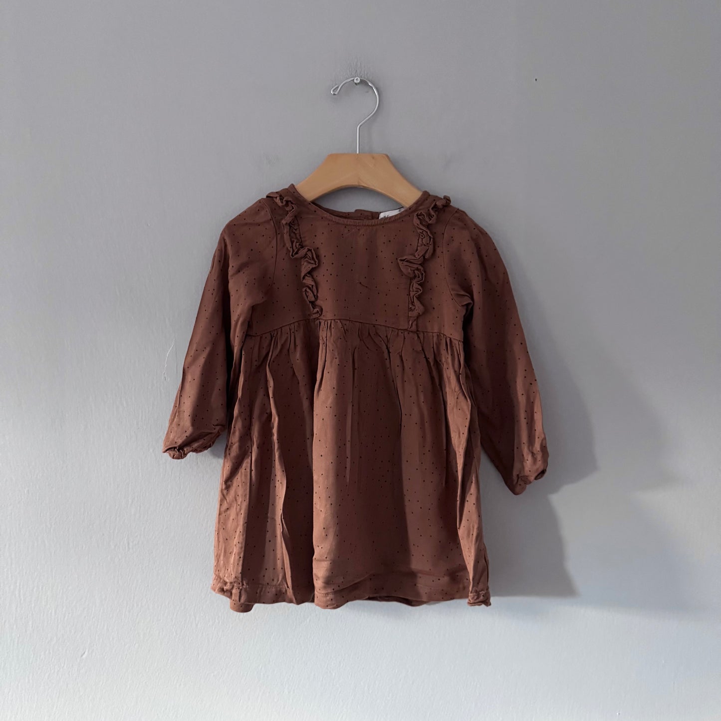 Miles the label / Brown x dots dress / 24M