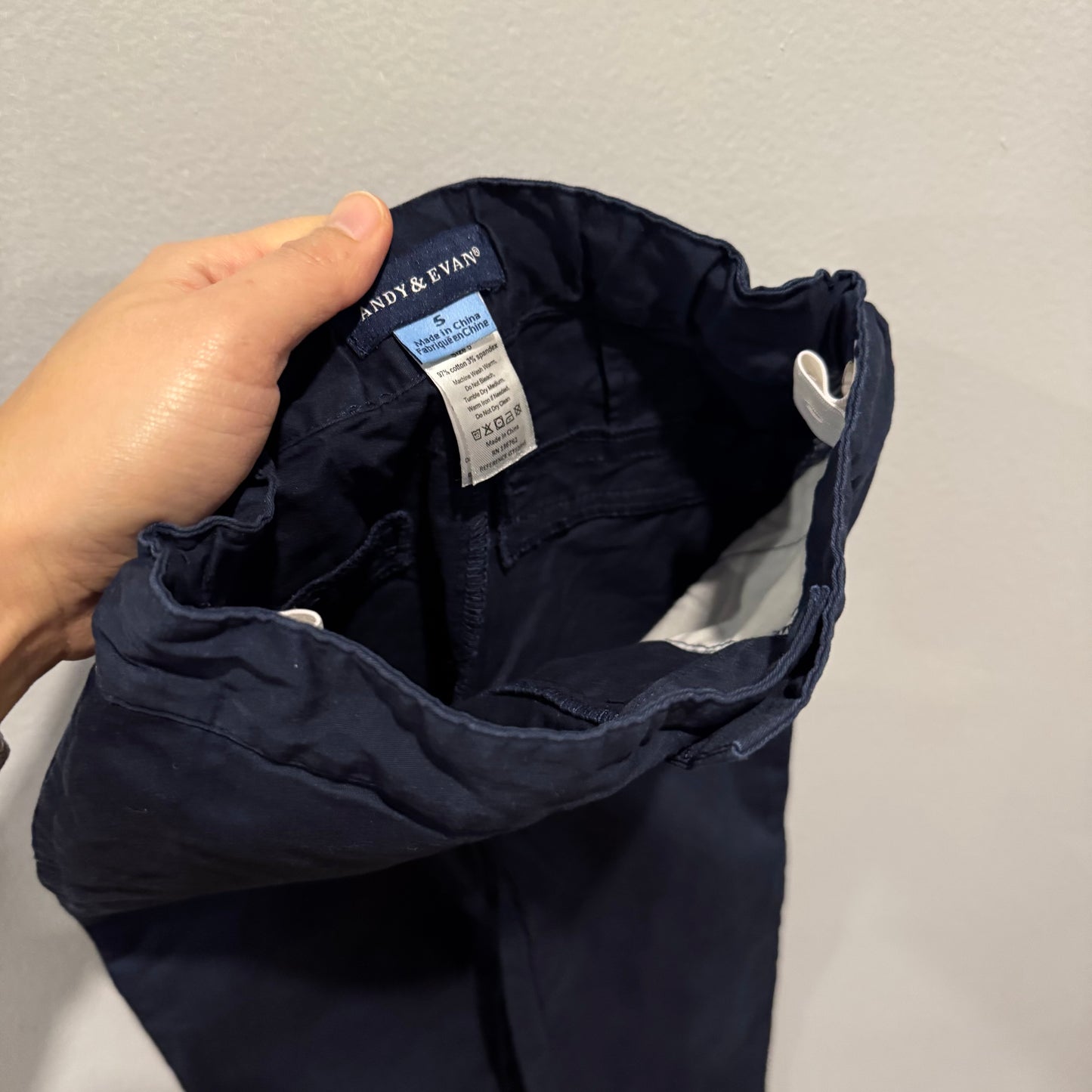 Andy & Evan / Navy chino pants / 5Y