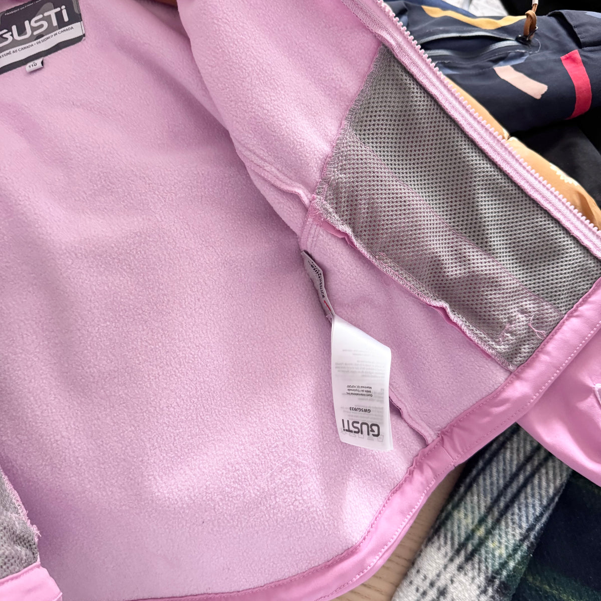 Gusti / Pink fleece lined jacket / 5T - New with tag
