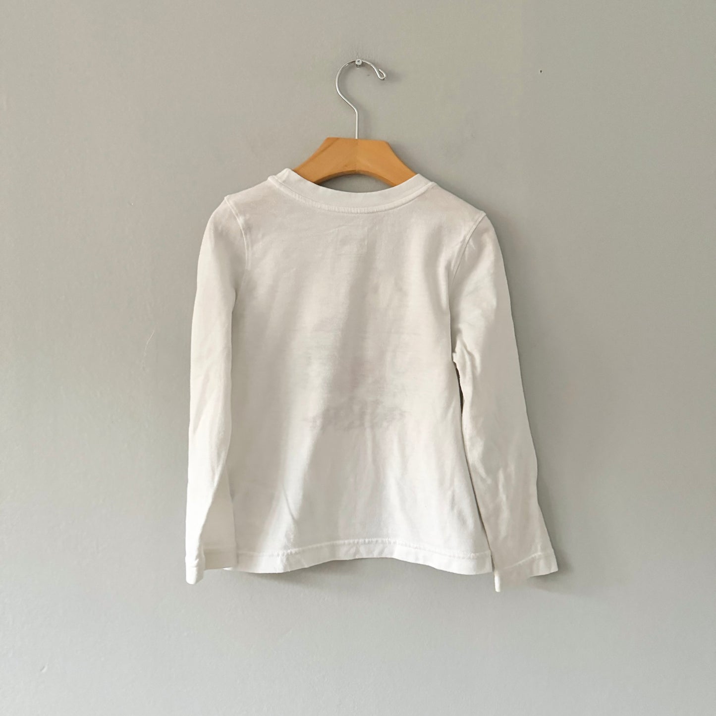 The North Face / White long sleeve T-shirt / 5Y