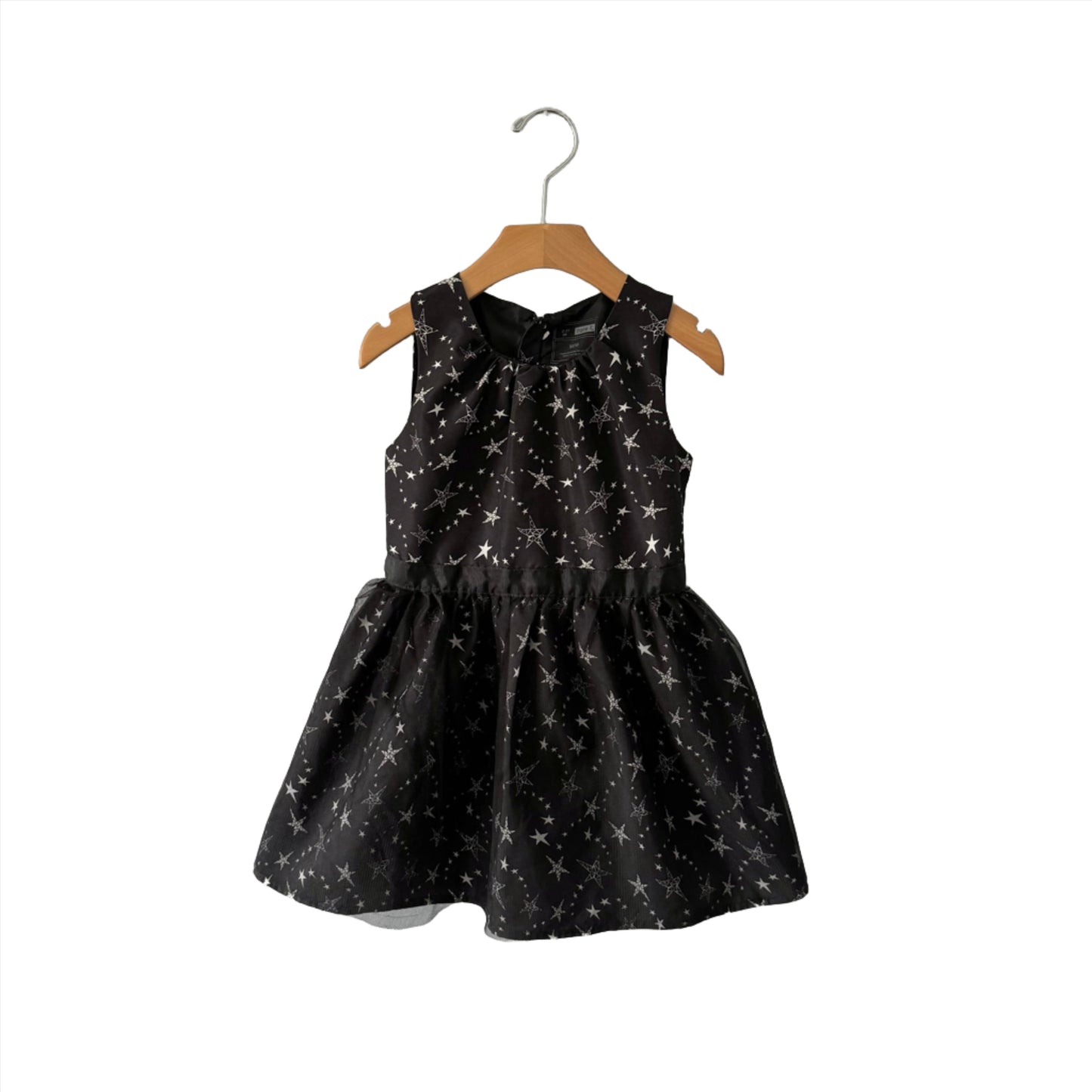 Name it. / Black x star tank dress / 2-3Y