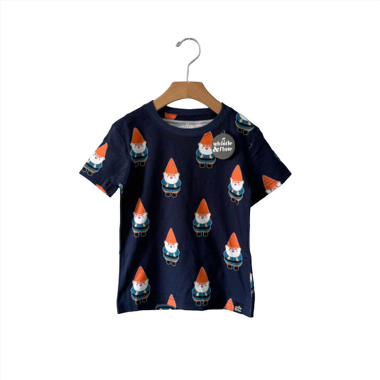 Whistle & Flute / Kawaii Garden Gnome Allover Print T-Shirt / 5-6Y
