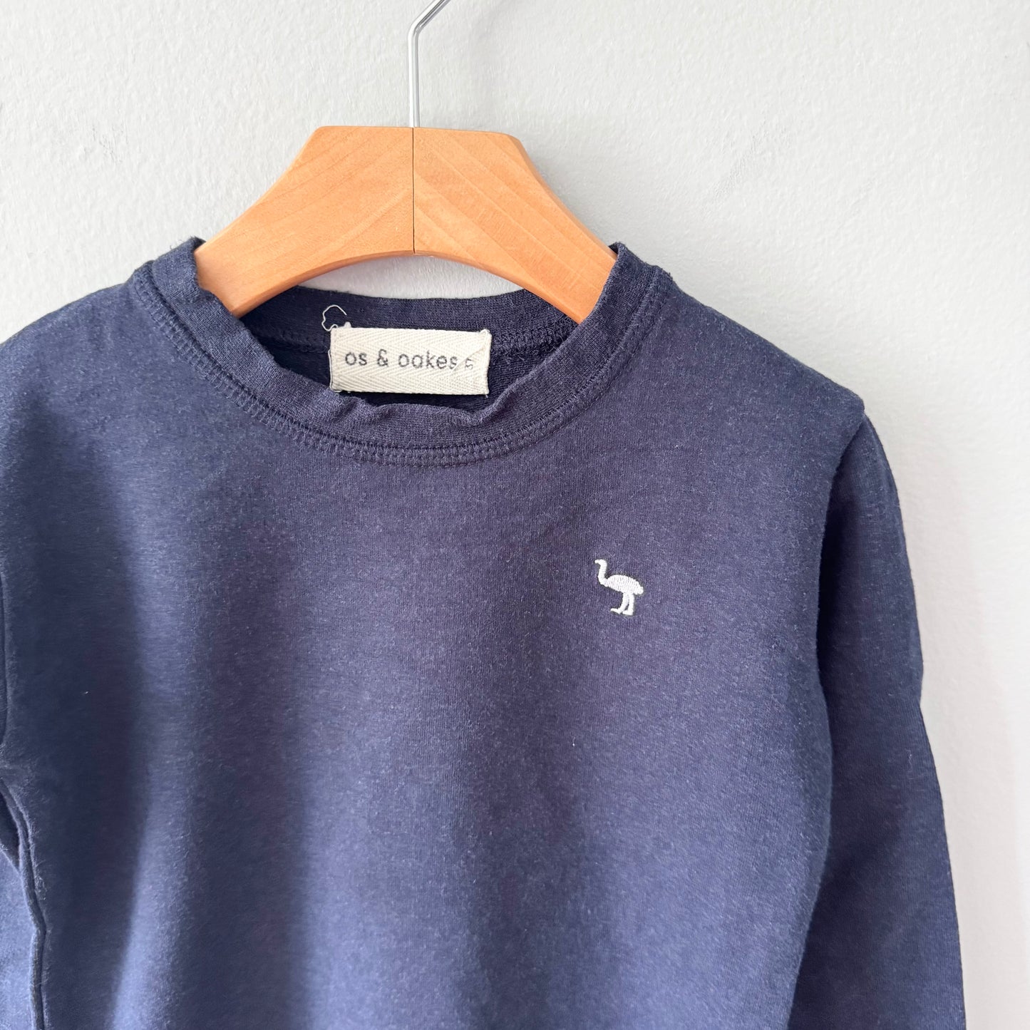 Os & Oakes / Navy crew top / 3T