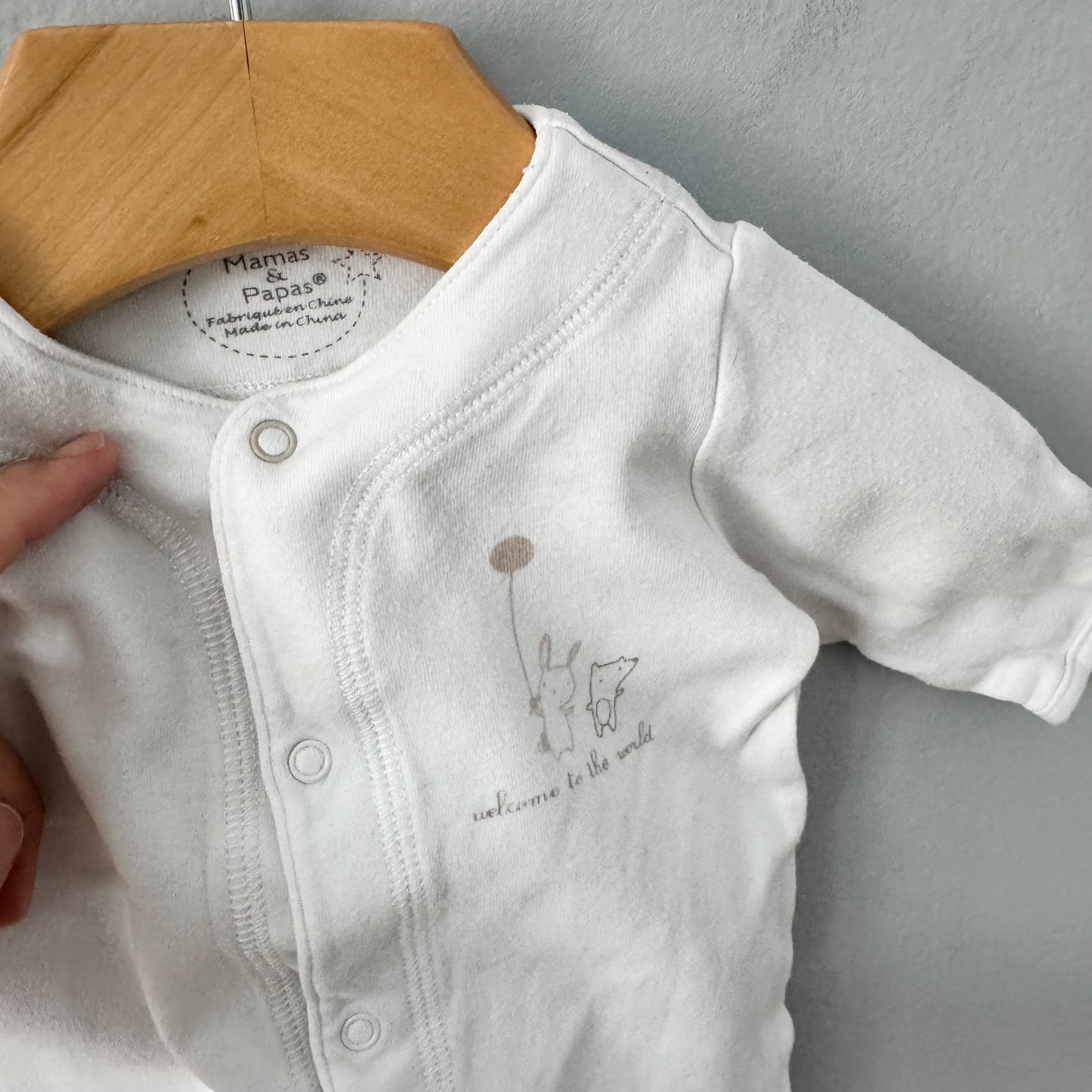 Mamas & Papas / Grenouillère blanche / Naissance