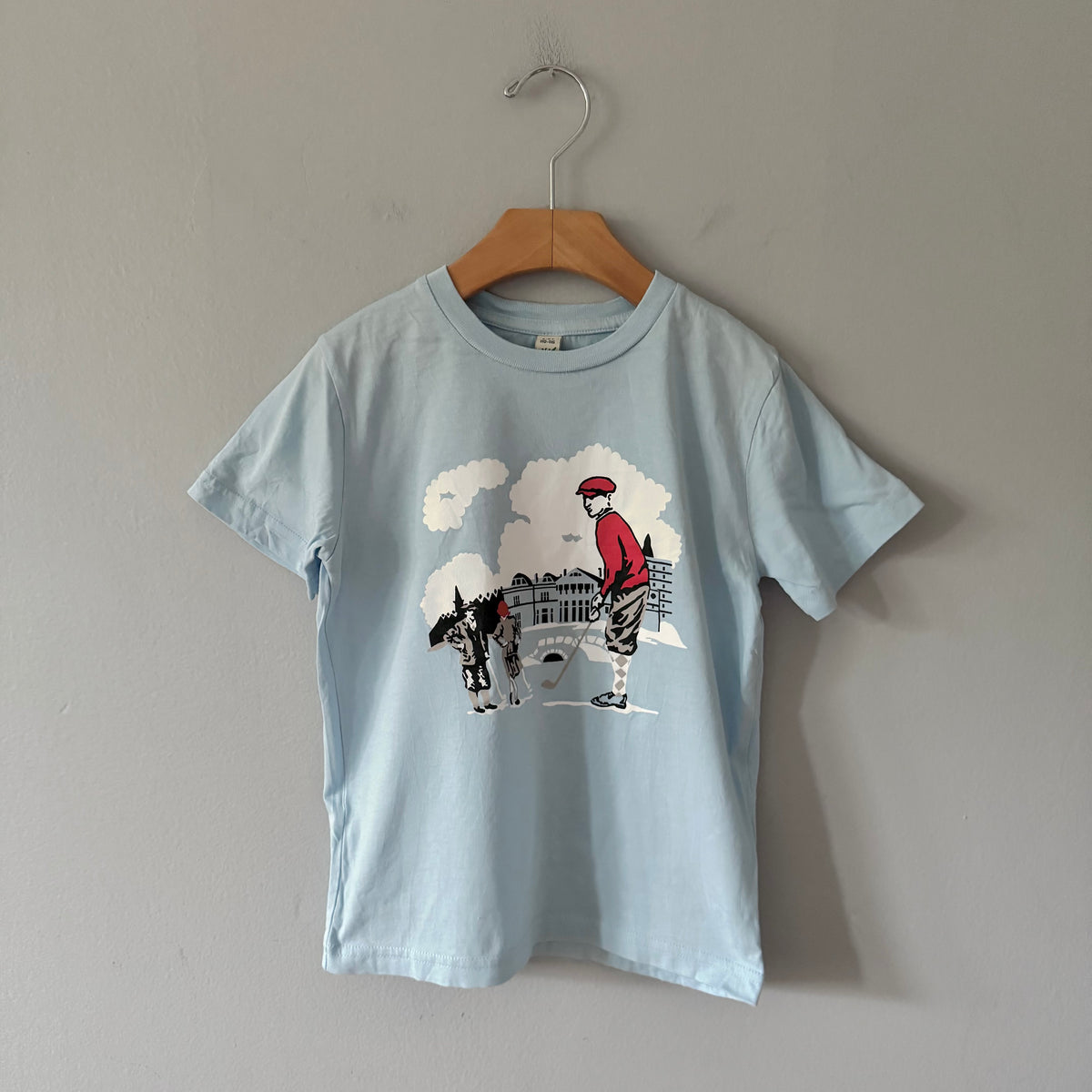 Earth Positive / Light blue T-shirt / 5-6Y