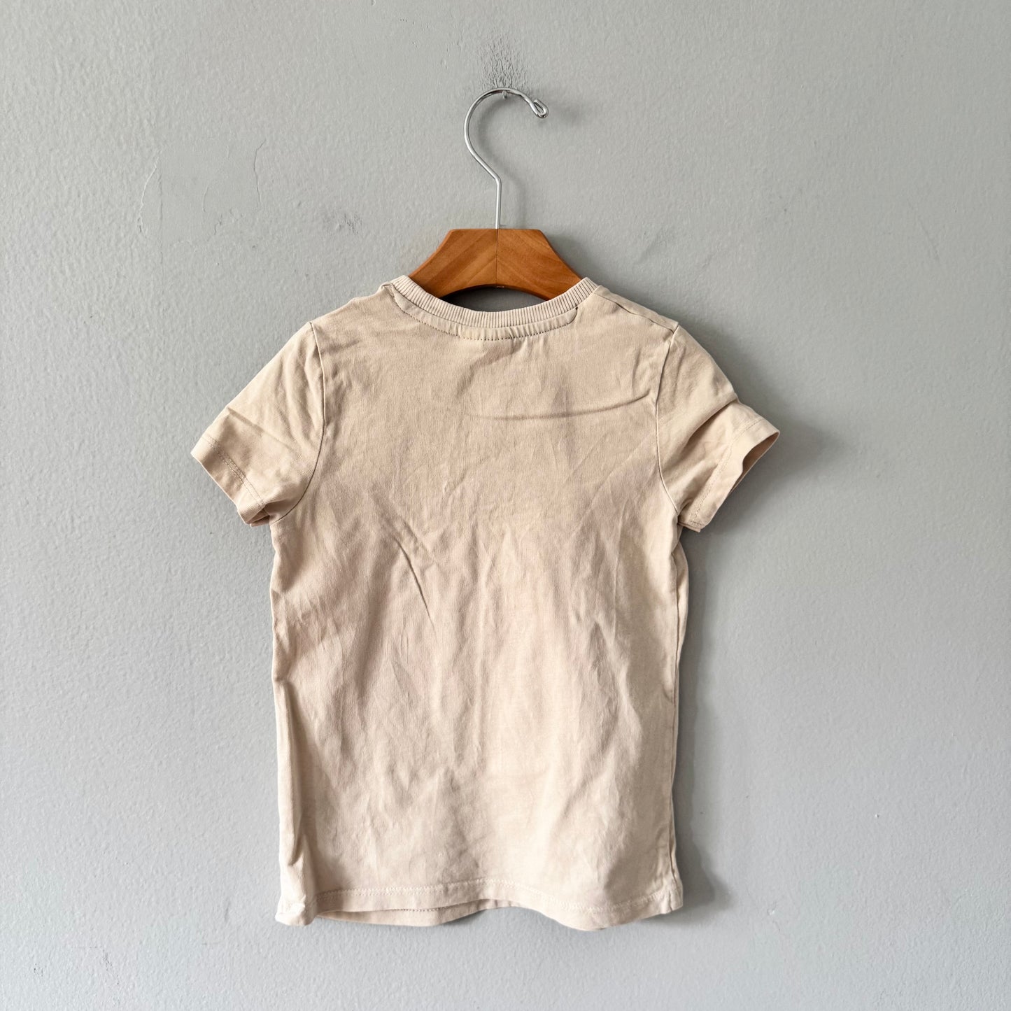 So Cute / Beige T-shirt dress / 2-3Y