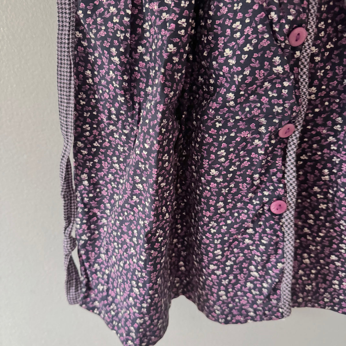 Vintage / Purple tank cotton dress / 3-4Y
