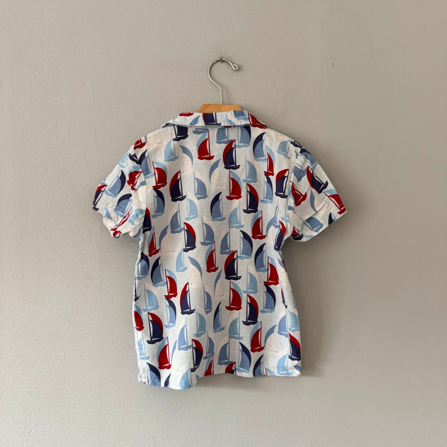 Mick Mack Ltd / Short sleeve shirt - boats / 5Y