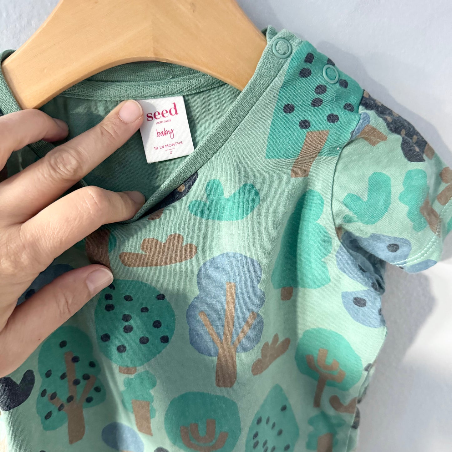 Seed / Green T-shirt / 18-24M