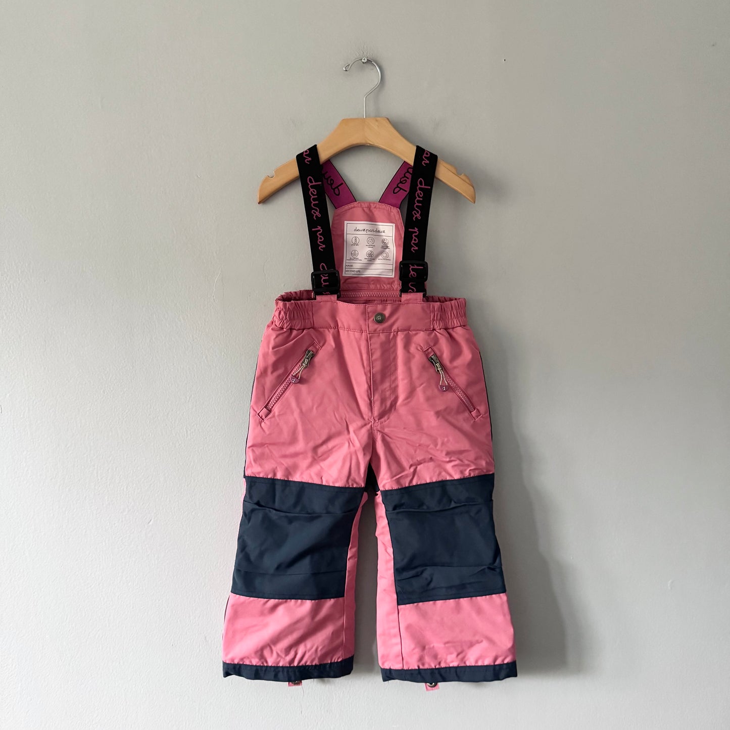 Deux par Deux / Pink snow pants / 2T