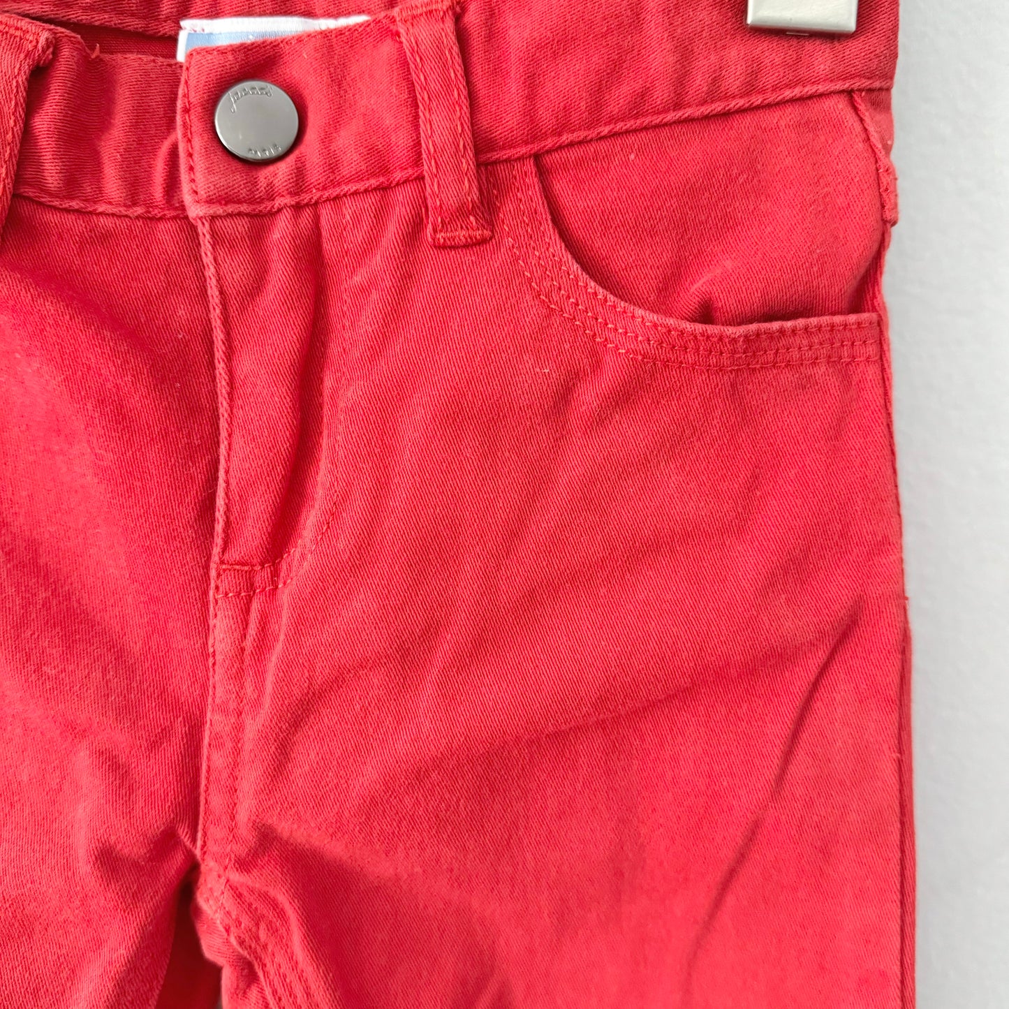 Jacadi / Red chino pants / 18M