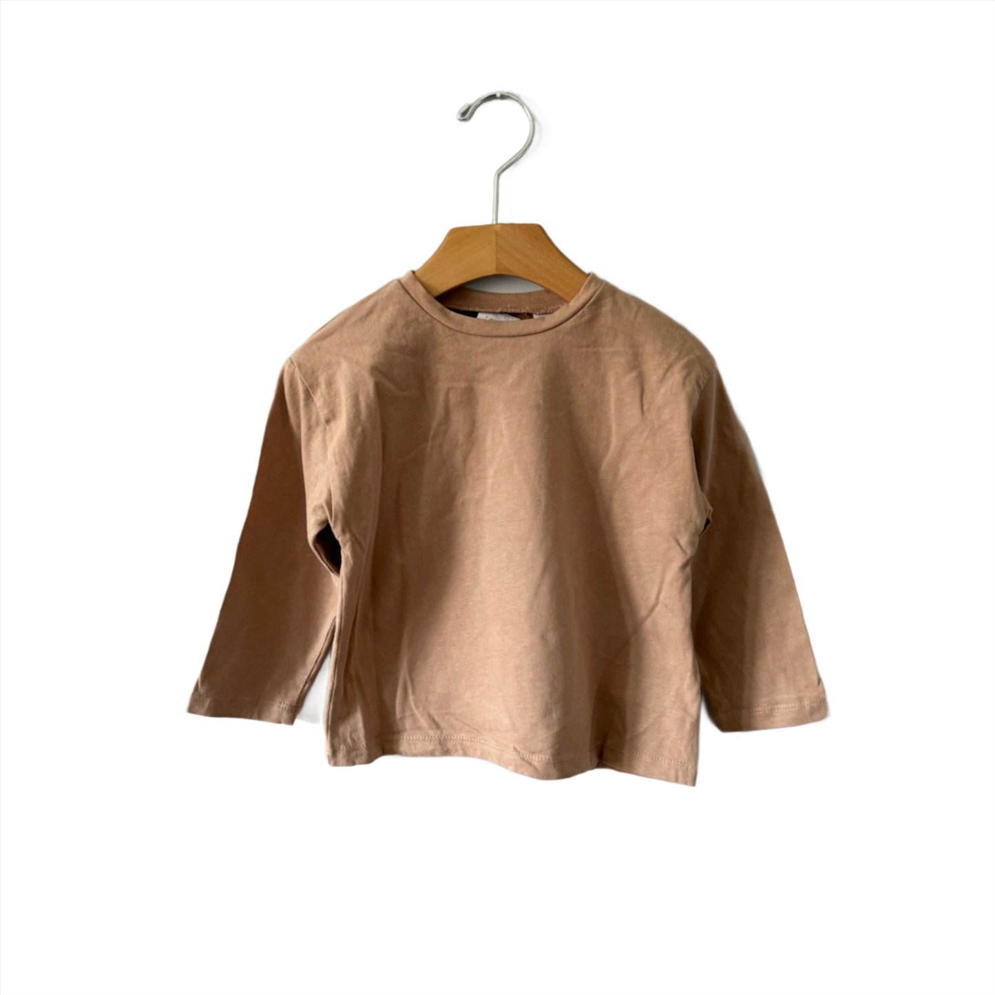 Zara / Brown long sleeve T-shirt / 12-18M