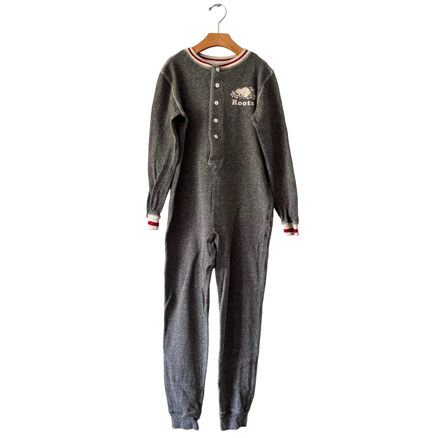 Roots / Salt and pepper romper / 9-10Y
