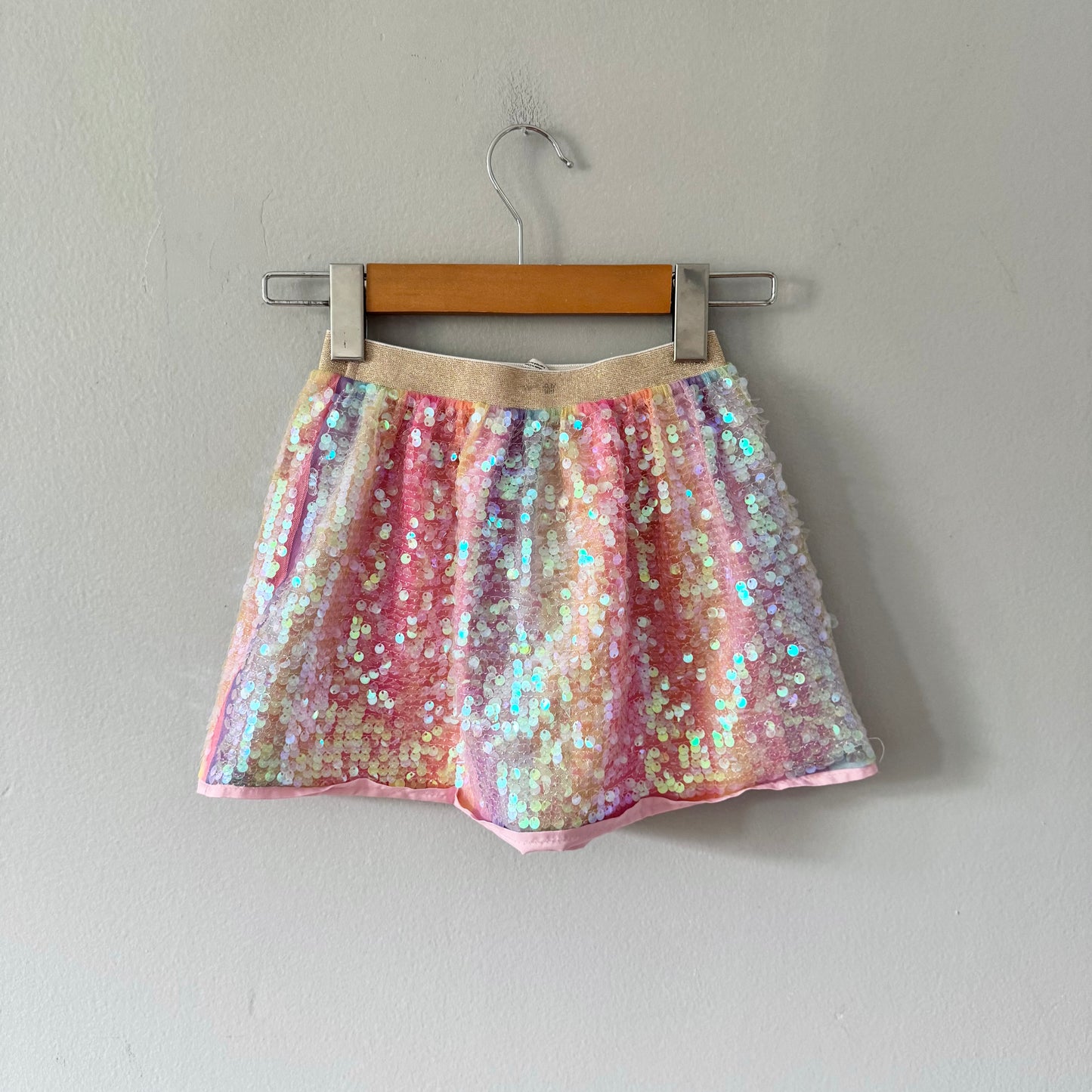 H&M / Sequin skirt / 4-6Y