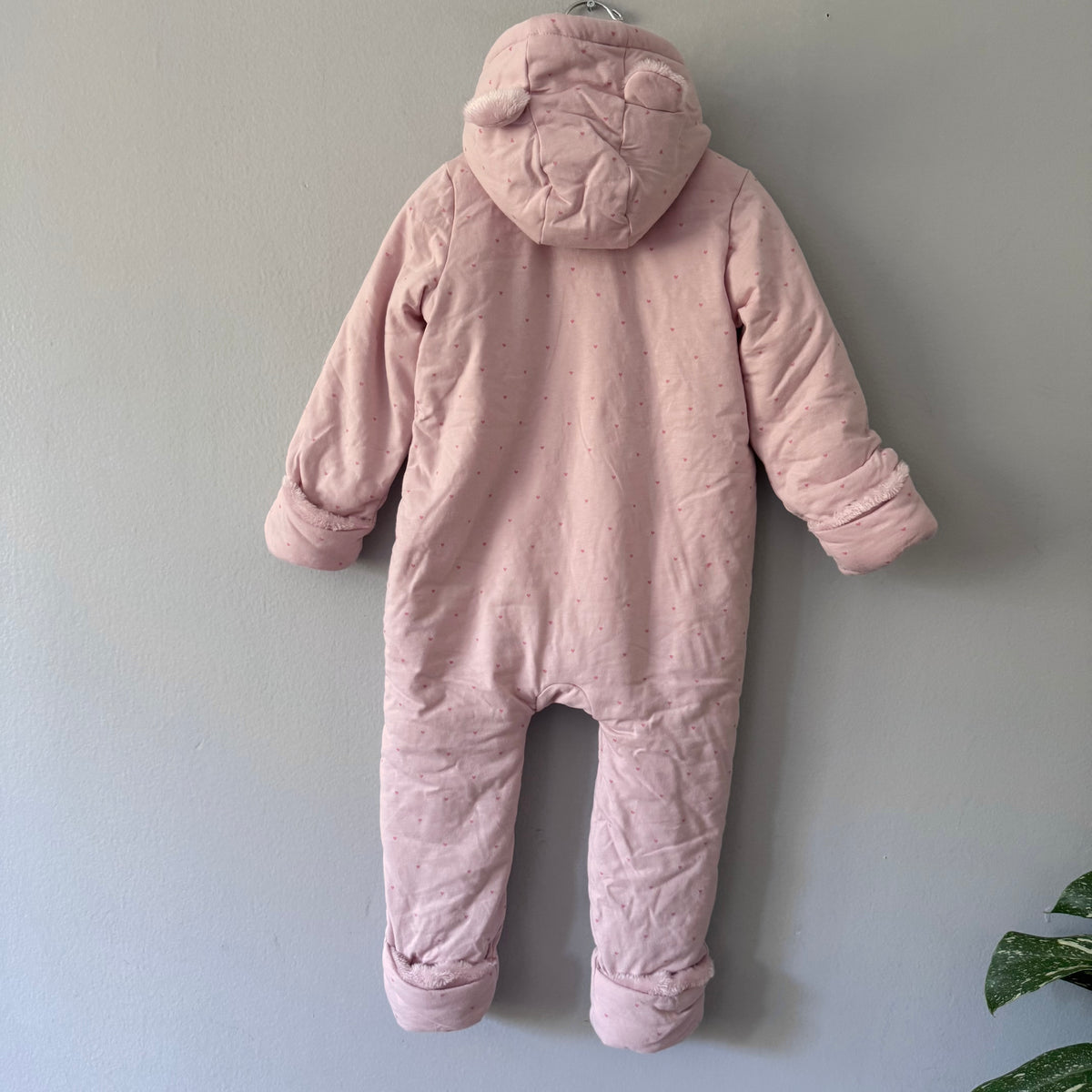 Gap / Pink x sherpa suit / 18-24M