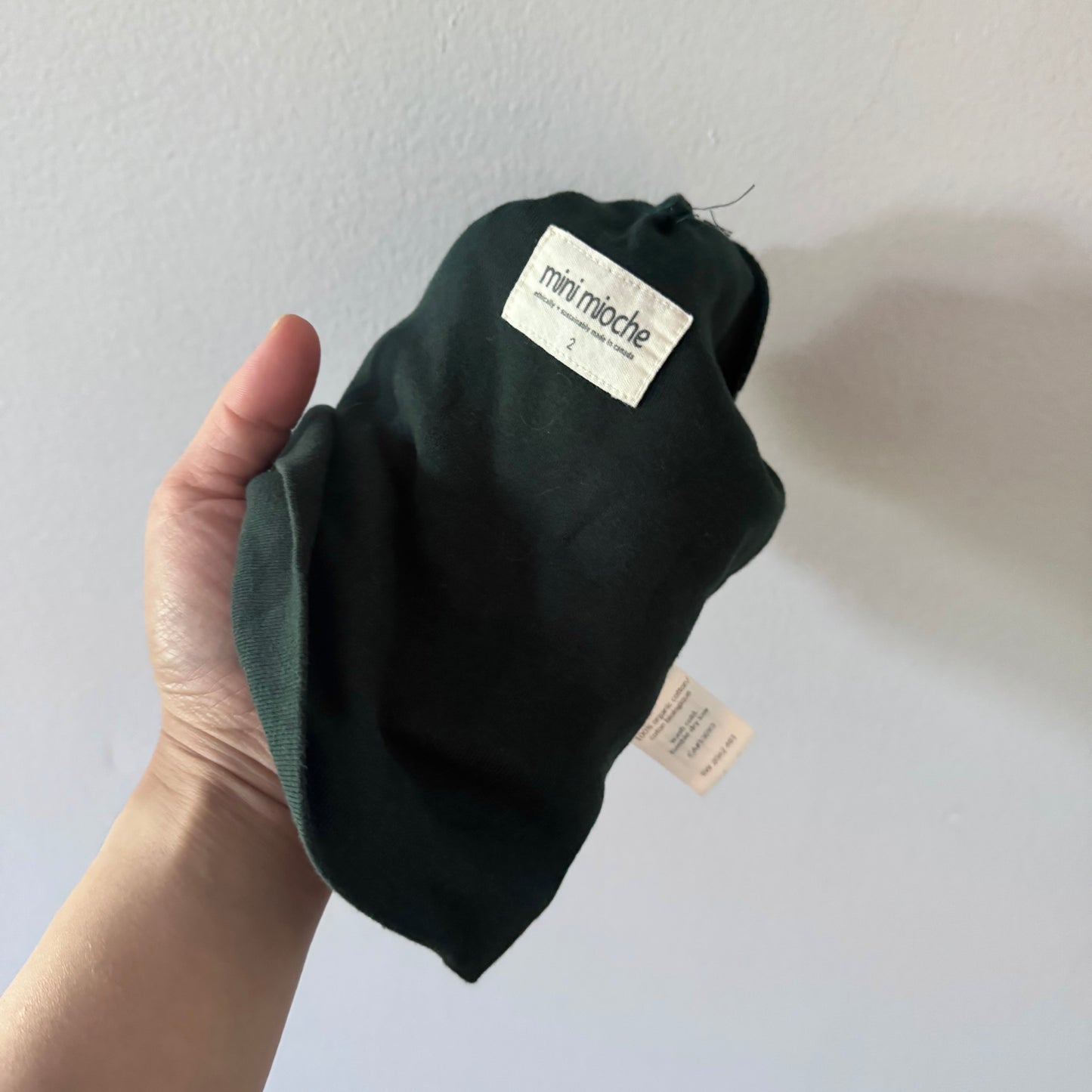 Mini mioche / Green beanie / 2Y