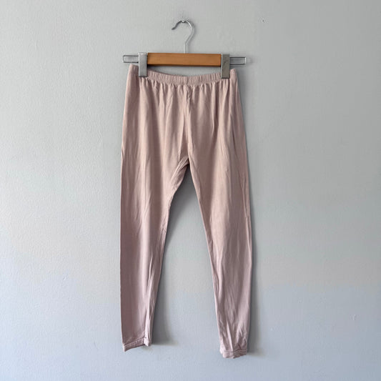 Kyte / Beige bamboo leggings / 8Y