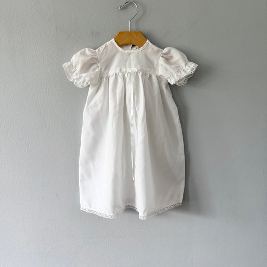 Vintage / Sear's white dress / 14lbs