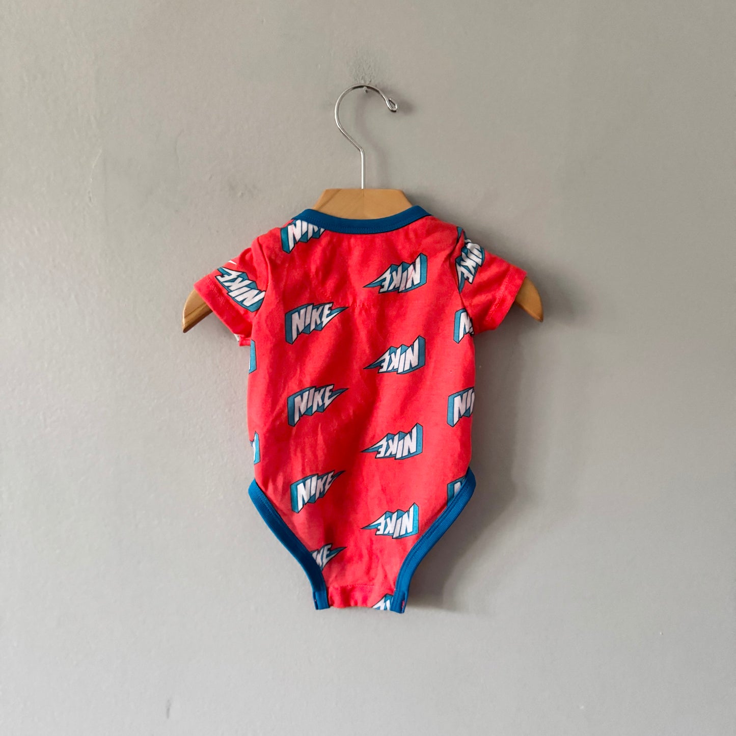 Nike / Neon orange x blue onesie / 3M