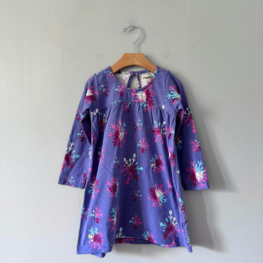 Hatley / Purple long sleeve dress / 4Y
