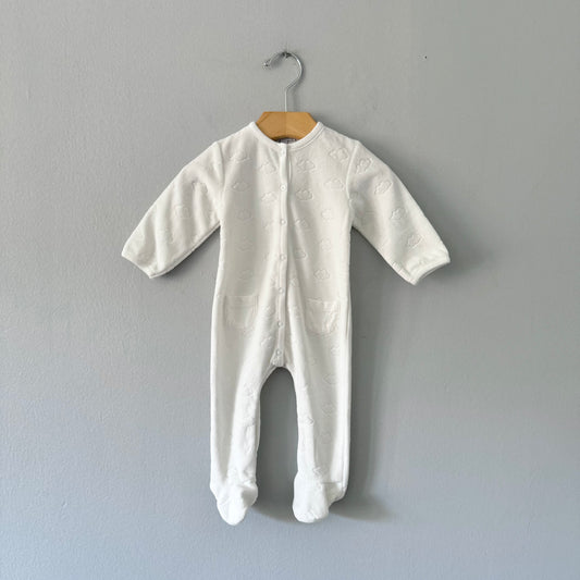 Absorba / White x cloud romper / 6M