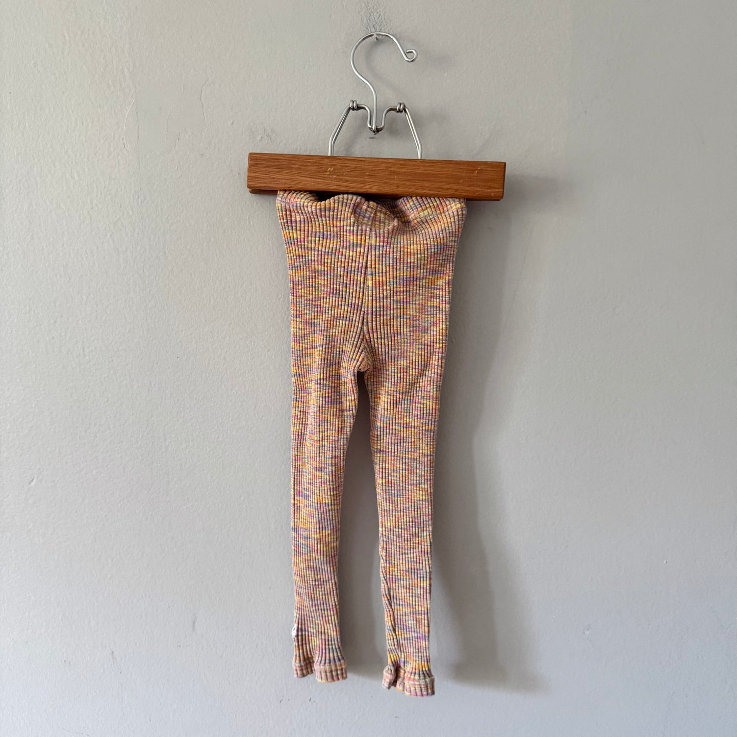 Roots / Colourful ribbed leggings / 3T