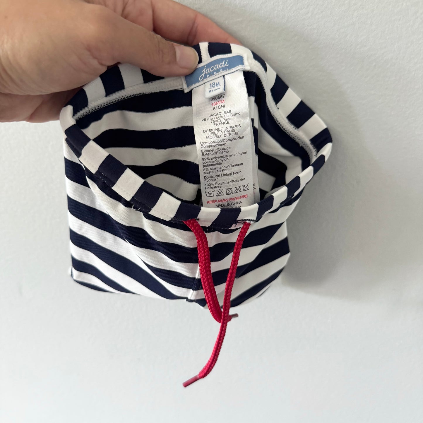 Jacadi / Stripe swim trunks / 18M(Fits 12M