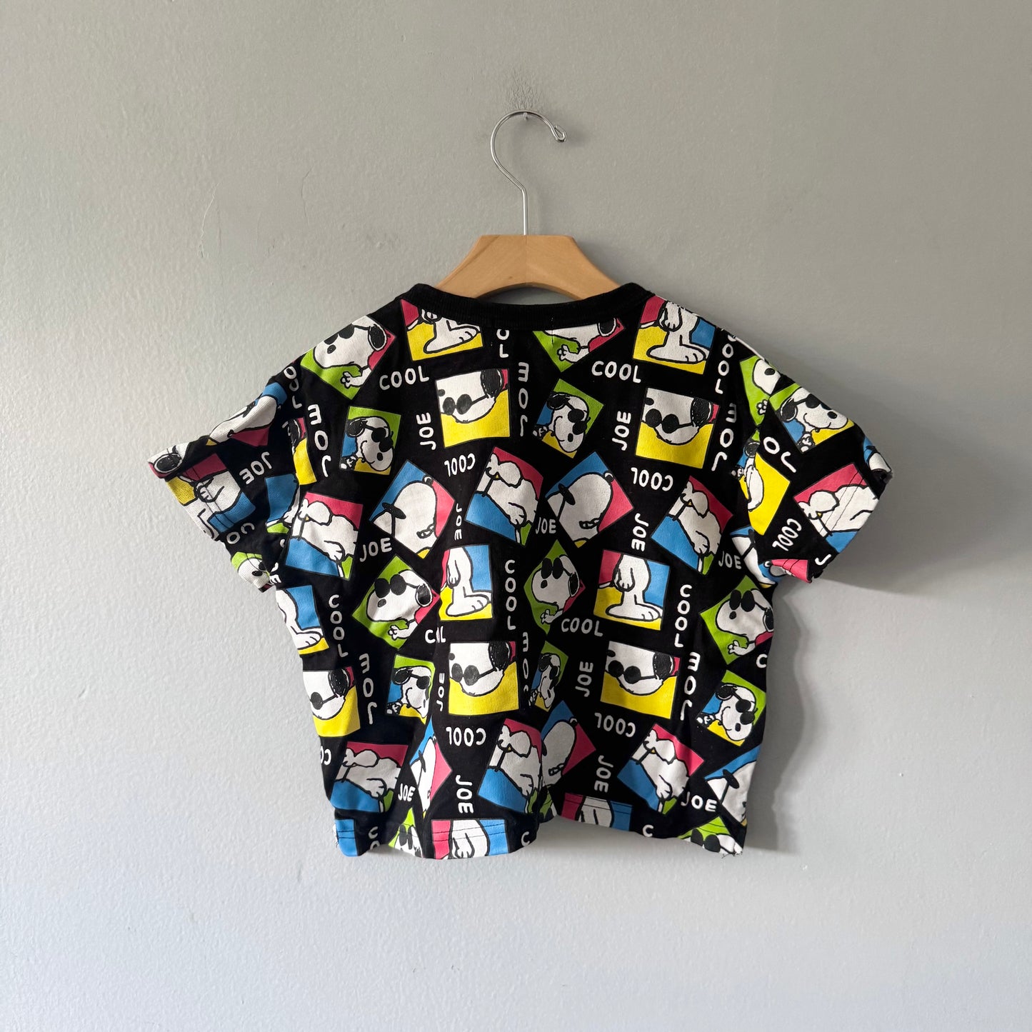 Peanuts / Snoopy oversize black t-shirt / 105cm(3Y)