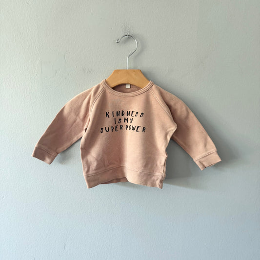 Organic Zoo / Kindness is my Super power long sleeve / 3-6M