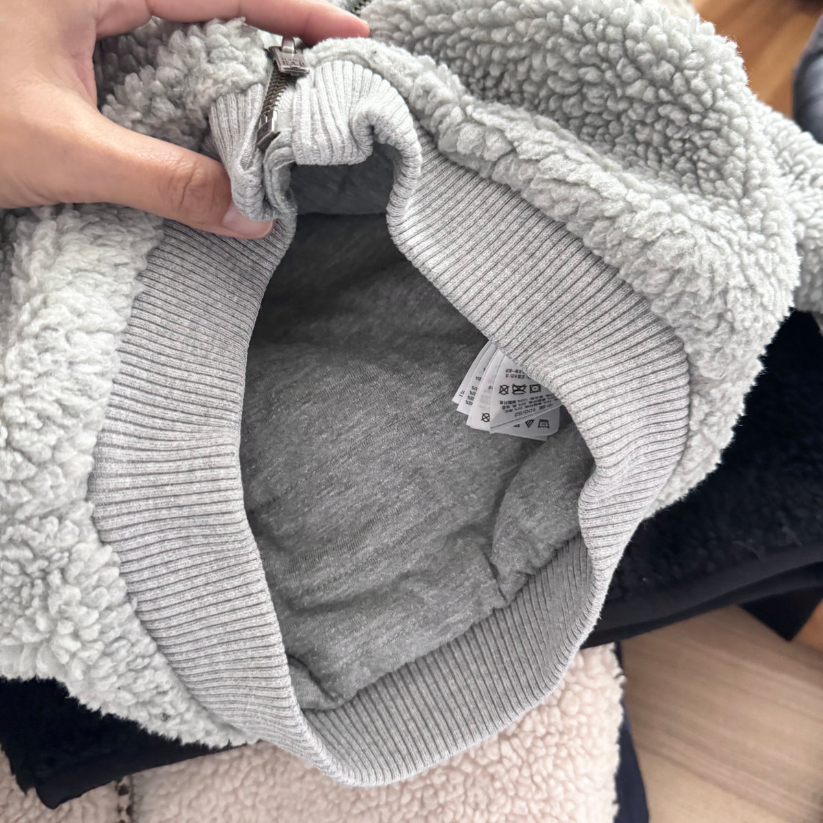 Gap / Grey sherpa jacket / 3Y