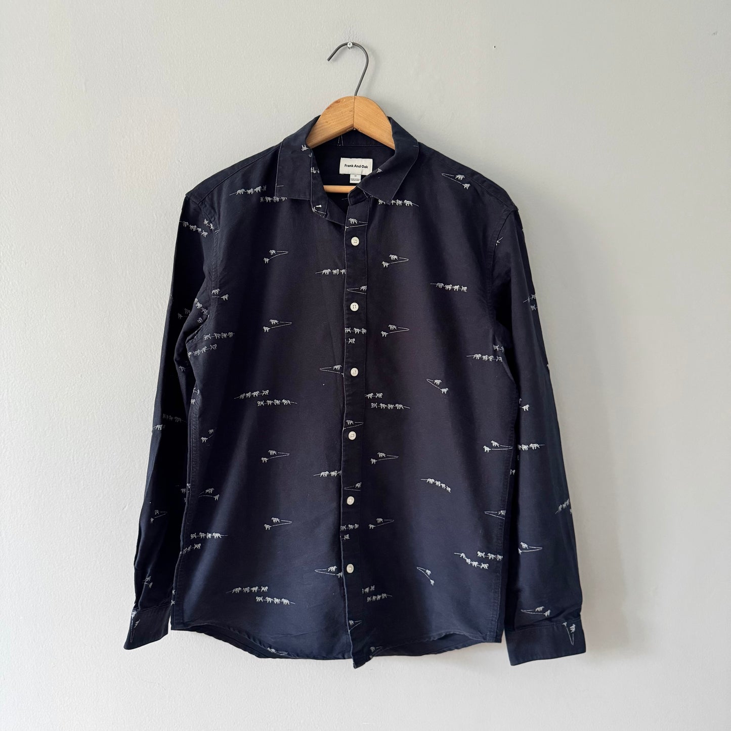 Frank & Oak / Navy cotton shirt / Men M