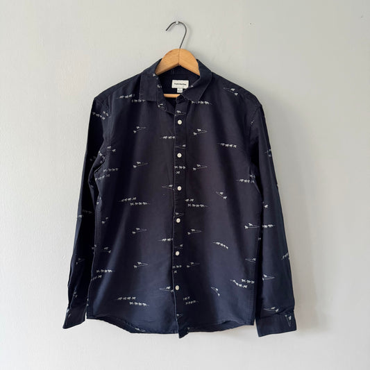 Frank & Oak / Navy cotton shirt / Men M