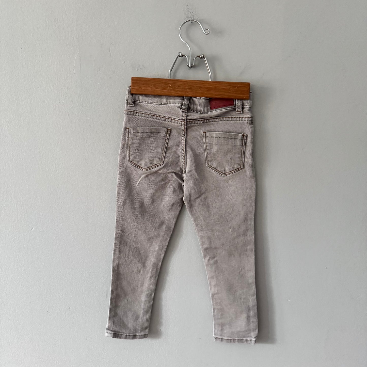Zara / Grey denim pants / 2-3Y