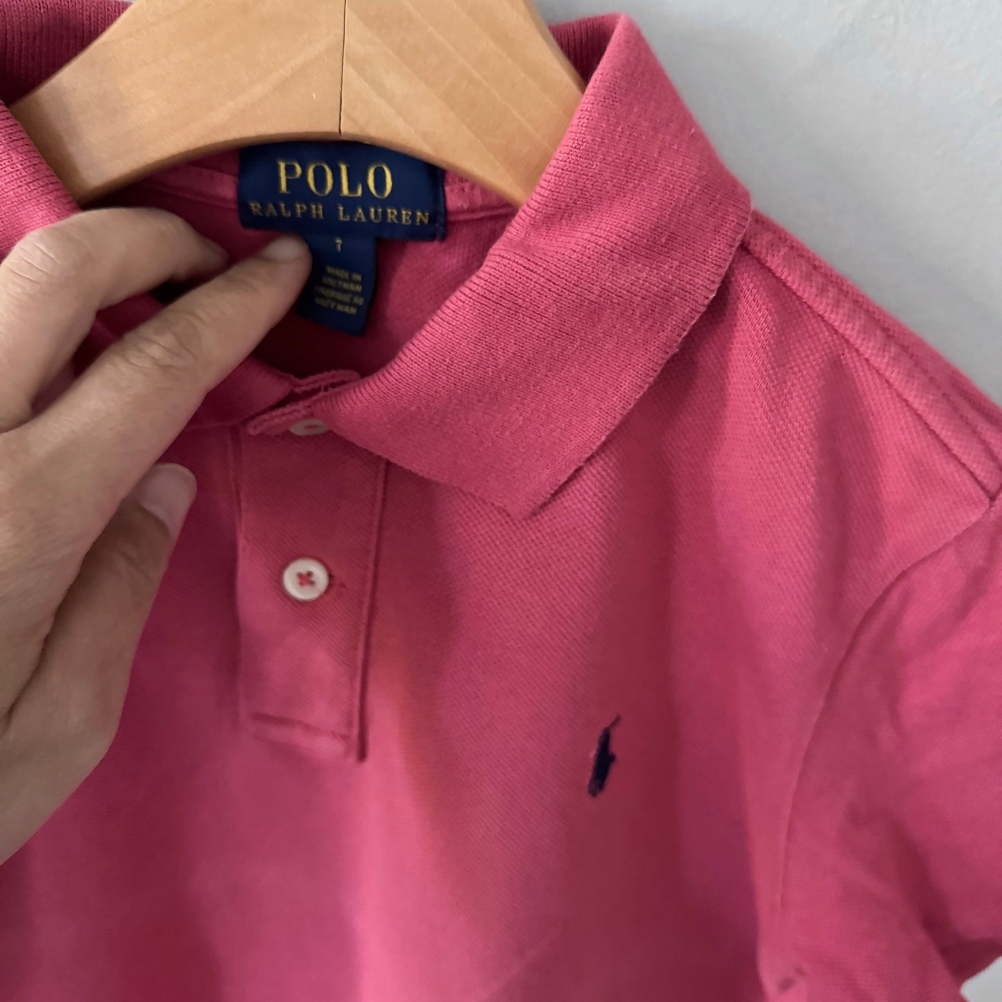 Polo Ralph Lauren / Red polo shirt / 7Y