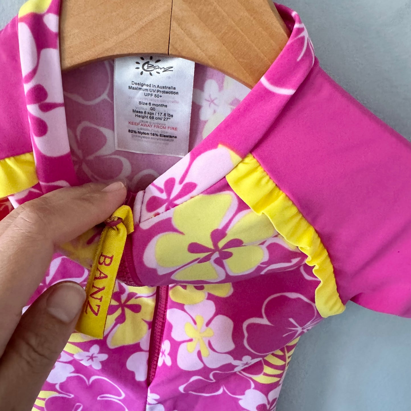 Banz / Maillot de bain rose / 6 mois - Neuf avec étiquette