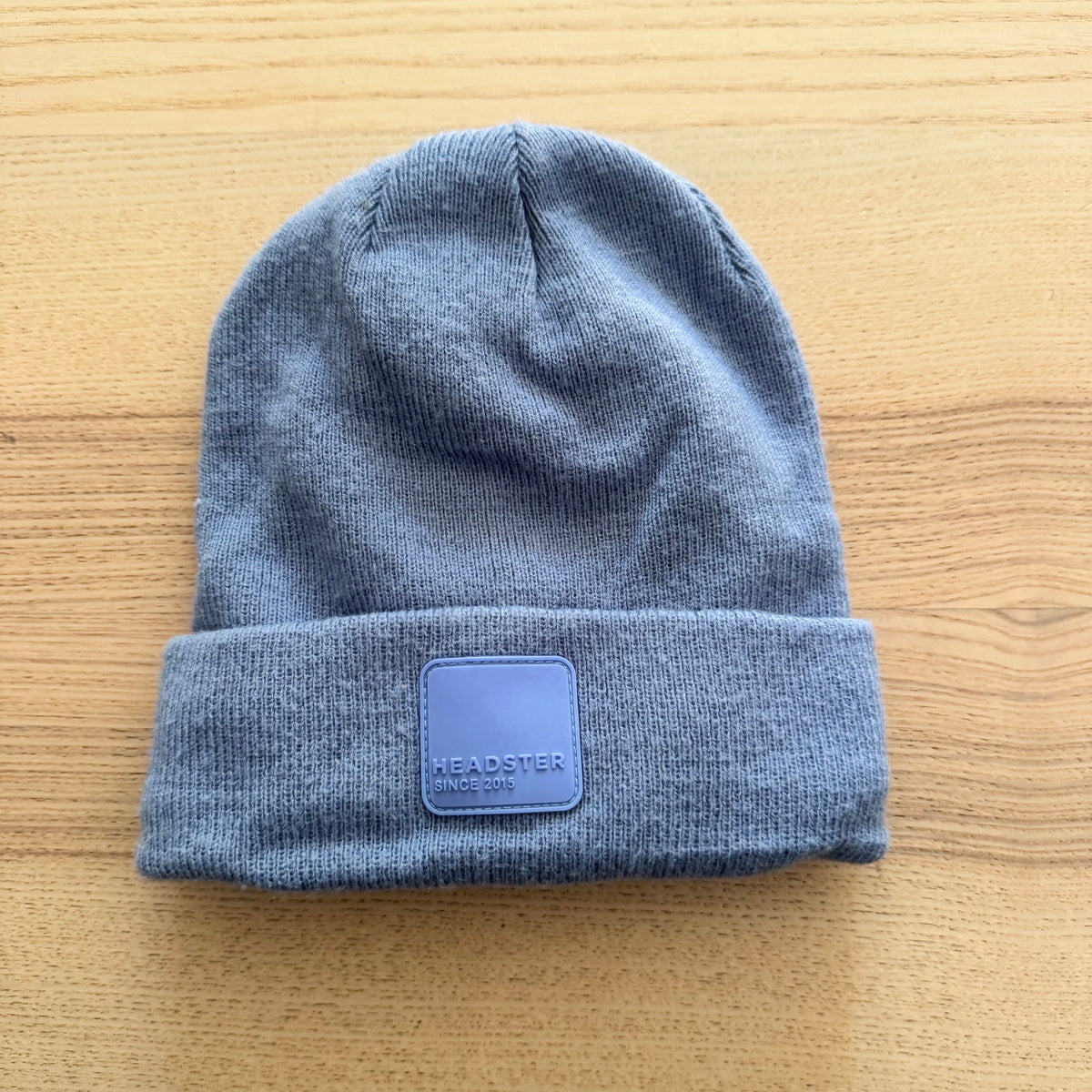 Headster / Blue knit beanie / ML(3-6Y)