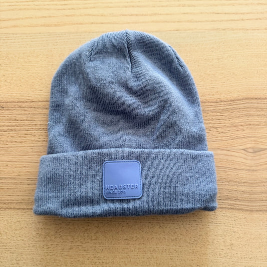 Headster / Blue knit beanie / ML(3-6Y)