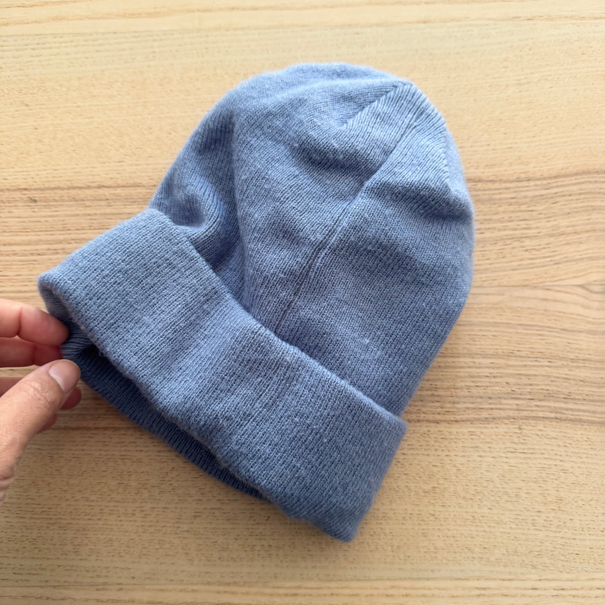 Headster / Blue knit beanie / ML(3-6Y)