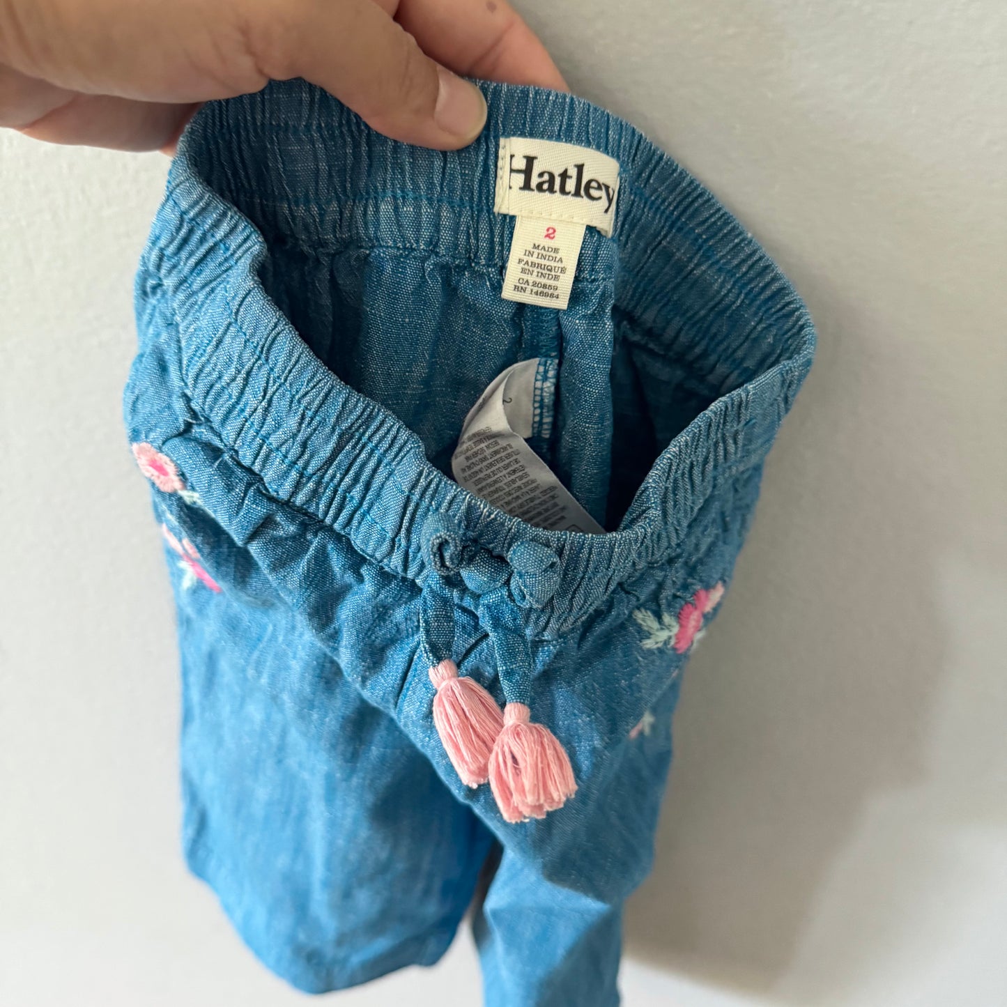 Hatley / Blue x floral pants / 2Y
